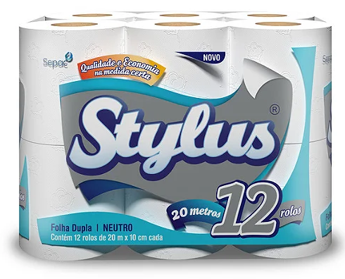 O "Papel Higiênico Stylis C/ 12 MTS" é um produto de papel higiênico que vem em um pacote com rolos que têm 12 metros de comprimento cada. Esse papel é projetado para fornecer uma solução prática e eficiente para a higiene pessoal. Características principais: Quantidade: O pacote contém rolos de papel higiênico, que pode ser especificado como 12 metros de comprimento por rolo, dependendo da embalagem. Comprimento: Cada rolo tem 12 metros de papel, oferecendo uma quantidade razoável para o uso diário. Qualidade: Geralmente, o papel higiênico Stylis é projetado para ser macio e absorvente, oferecendo conforto e eficiência na limpeza. Folhas: Pode ter diferentes camadas, como 2 ou 3 camadas, para proporcionar maior resistência e absorção. Uso: Adequado para uso em banheiros domésticos e comerciais, proporcionando uma experiência de higiene confiável e confortável. Este papel higiênico é uma escolha prática para quem busca um bom desempenho e um comprimento adequado, com a vantagem de um pacote que oferece uma quantidade razoável de papel para uso contínuo.