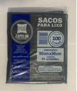 SACOS PARA LIXO 100LTS PCT C/10