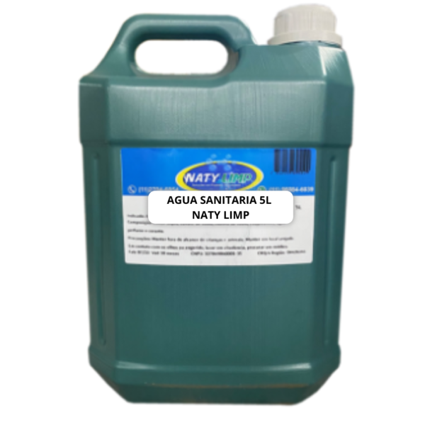 AGUA SANITARIA 5L NATY LIMP C/ ALVEJANTE