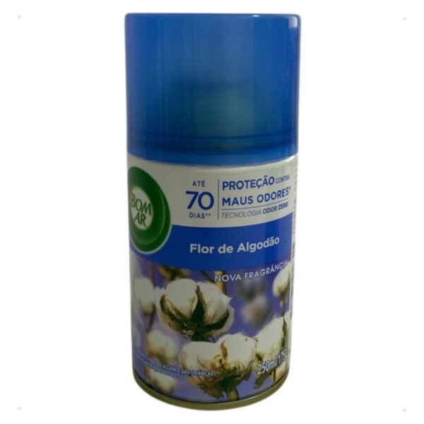 Refil aromatizante Bom Ar Freshmatic flor de algodão 250 ml