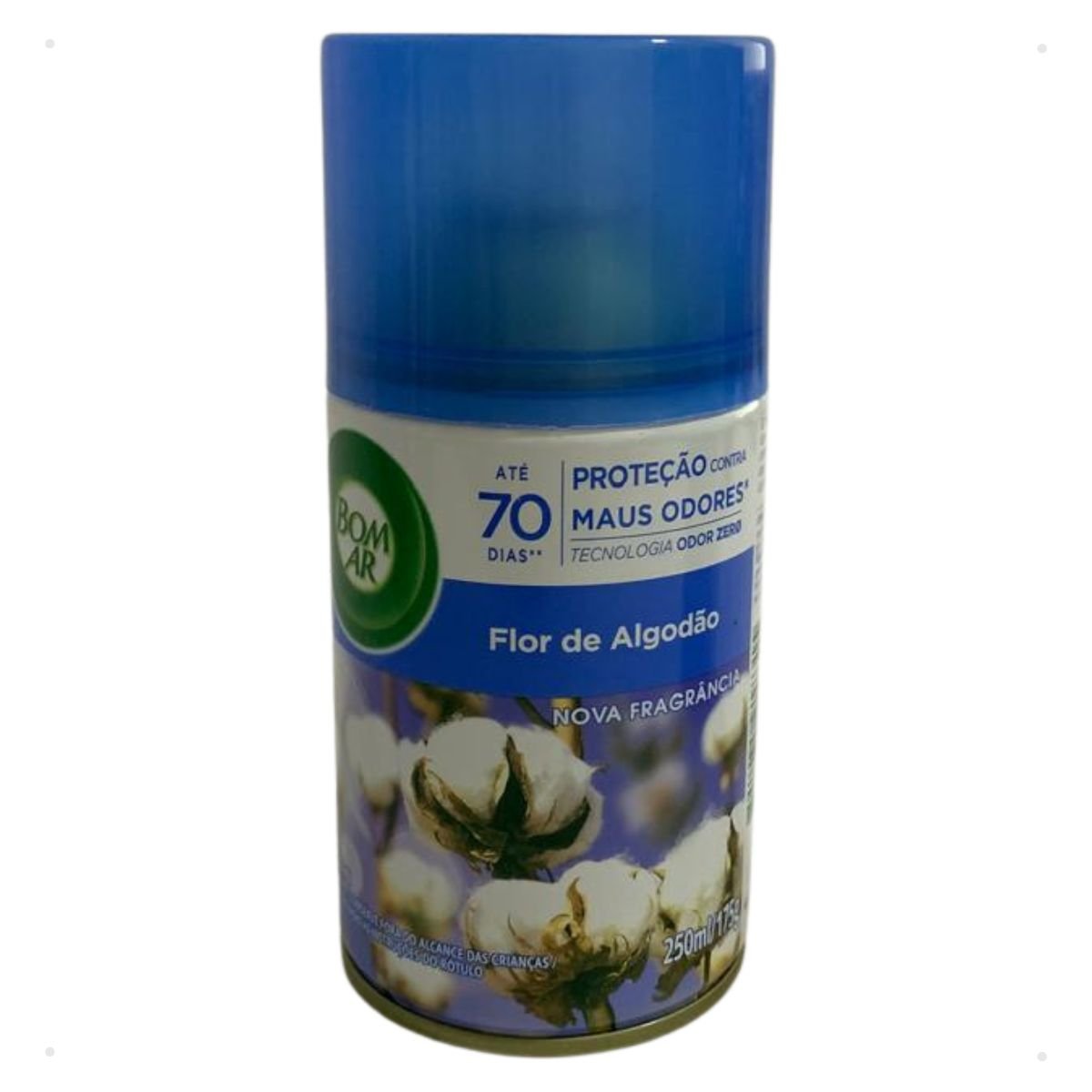 Refil aromatizante Bom Ar Freshmatic flor de algodão 250 ml