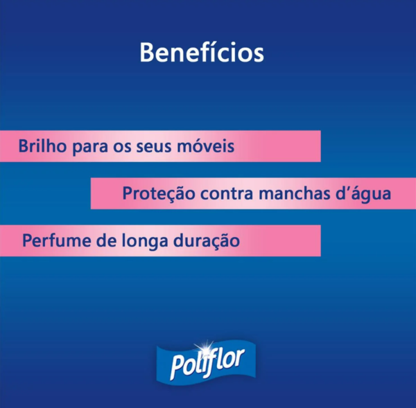 Poliflor Lustra Móveis Lavanda Em Squeeze 200ml - Imagem 3