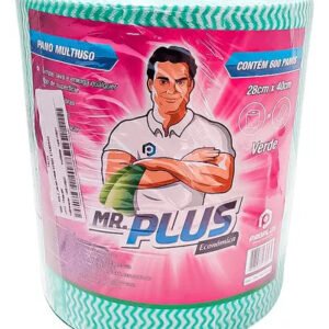 Rolo De Pano Tipo Perfex Multiuso 28cm x 240m Mrplus 600 Uni