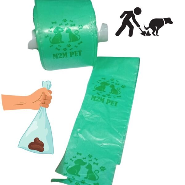 Bobina Saco Lixo Coco Pet Biodegradavel 28x42 230 Unidades - Imagem 3