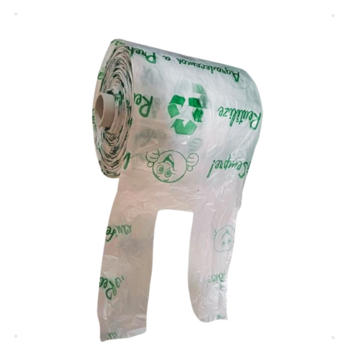 Bobina Sacolinha Fundo Estrela Plásticos Picotados