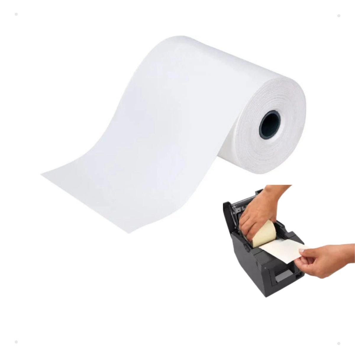 Bobina Térmica 80x40 Cupom Fiscal PDV Rolo Com 3 Unidades