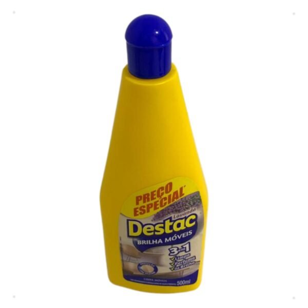 Brilha Móveis Perfumado Destac 500ml Lavanda 3 em 1 - Imagem 3