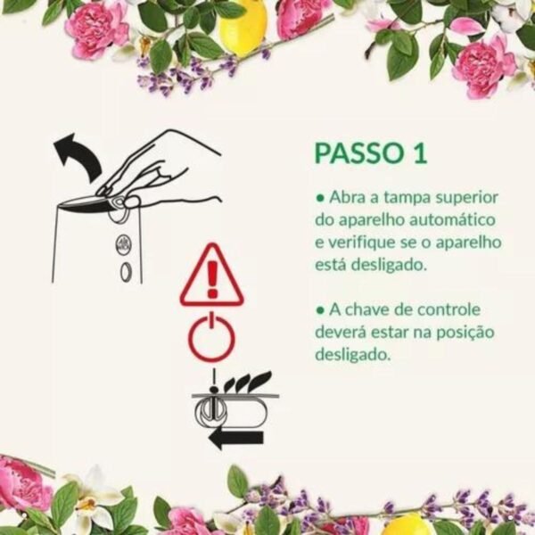 Aparelho Automático Aromatizante Bom Ar Flor Algodão 250ml - Imagem 4