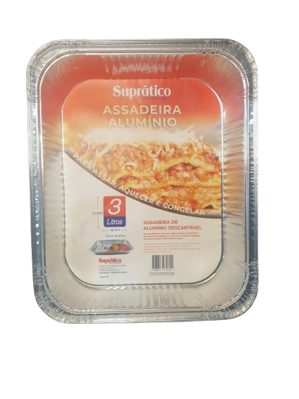 ASSADEIRA DE ALUMINIO 3 LTS