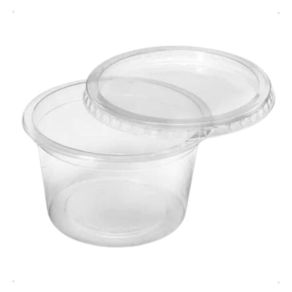 Kit Pote Redondo Circular 500ml 25 Unidades Bolo Doces - Imagem 3