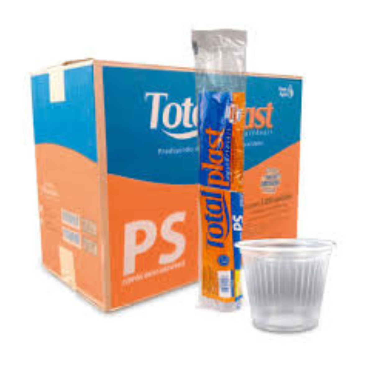 COPO DESCARTAVEL PS 50ML C/5000 UND CX - TOTAL PLAST
