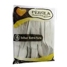 Colher descartáveis extra forte 50 un - Pérola