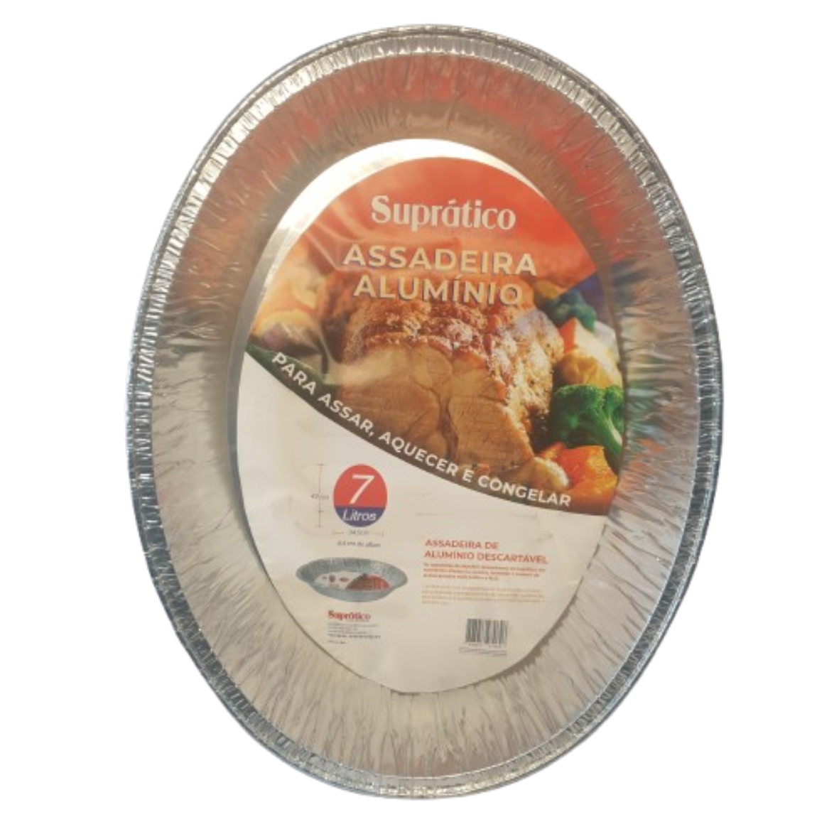 ASSADEIRA DE ALUMINIO 7 LTS