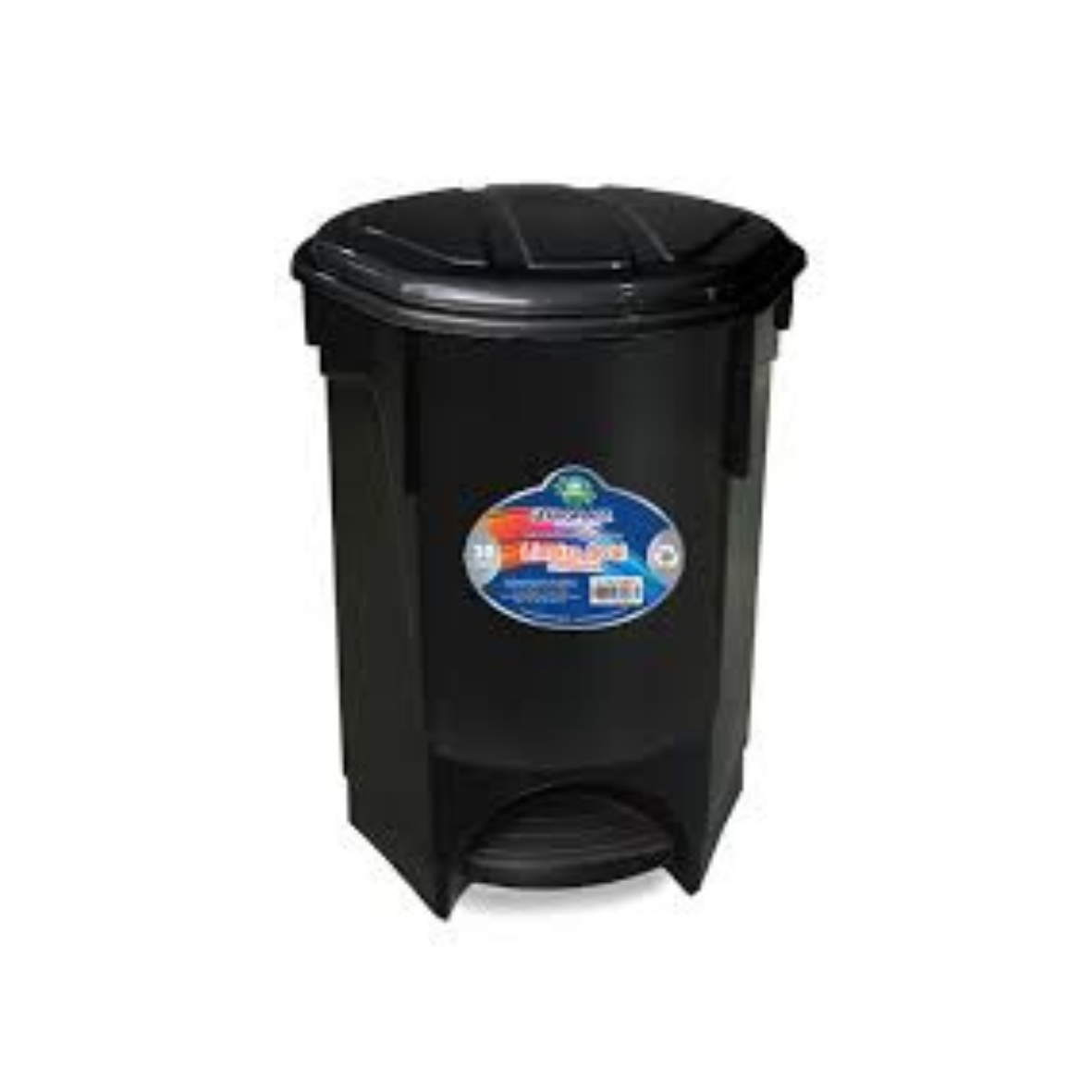 Lixeira 30 Litros Oval Com Pedal Montada - ARQPLAST