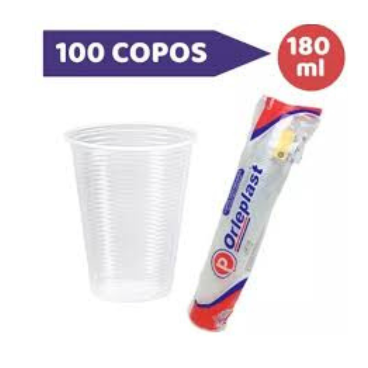 COPO DESCARTAVEL PP 150 ML C/100 UND - ORLEPLAST